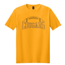 Load image into Gallery viewer, Gildan Softstyle w/ Cougars Football RHINESTONE (Youth &amp; Adult Sizes)
