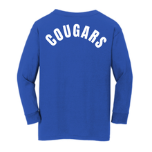 Load image into Gallery viewer, Gildan Long Sleeve w/Paw &amp; Cougars (Youth Sizes)
