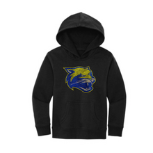 Load image into Gallery viewer, District Youth Fleece Hoodie w/Rhinestone Cougar (Youth Sizes)
