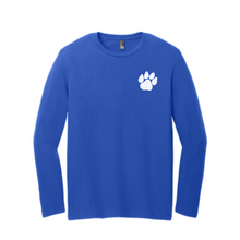 Load image into Gallery viewer, District ® Very Important Tee ® Long Sleeve w/Paw &amp; Cougars (Adult Sizes)
