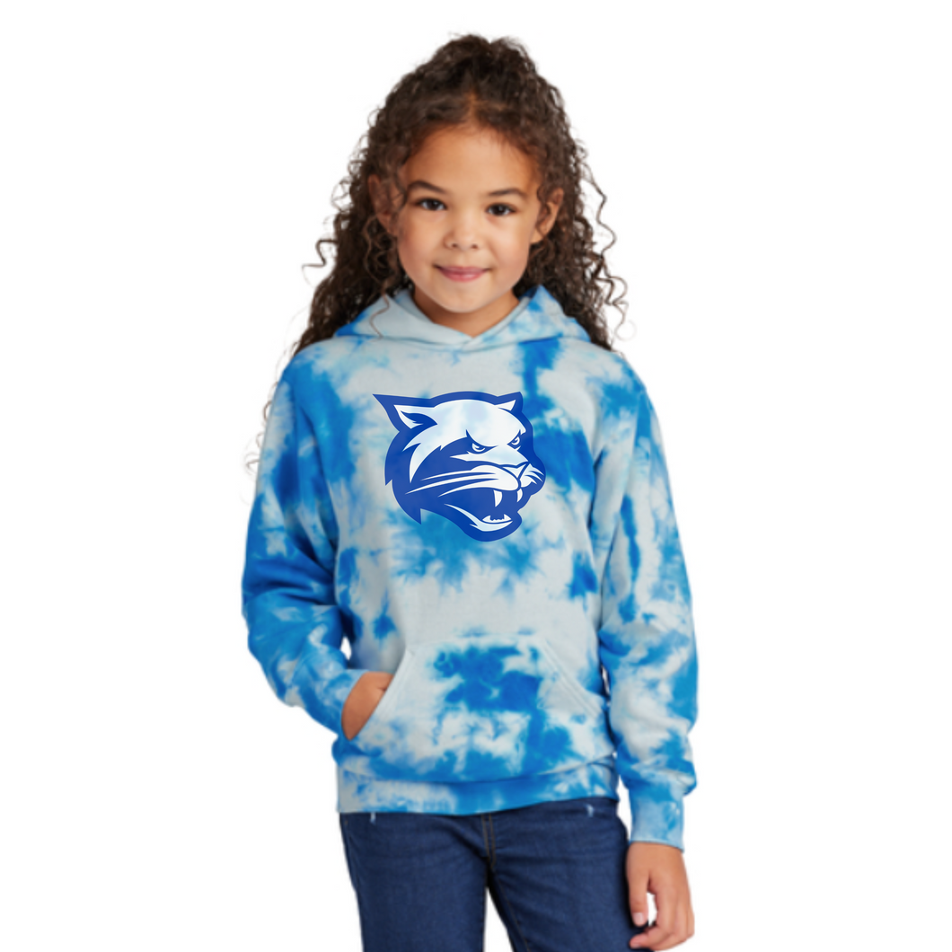 Port & Company® Youth Crystal Tie-Dye Pullover Hoodie (Youth Sizes)