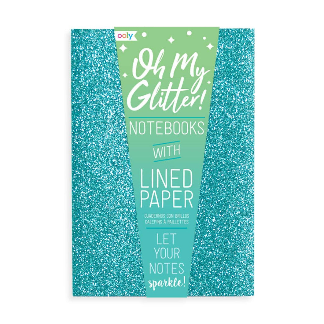 OOLY - Oh My Glitter! Notebooks: Aquamarine & Sapphire