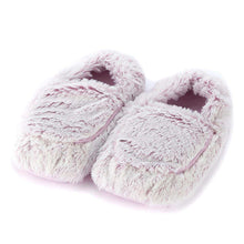 Load image into Gallery viewer, WARMIES - Marshmallow Lavender Warmies Slippers
